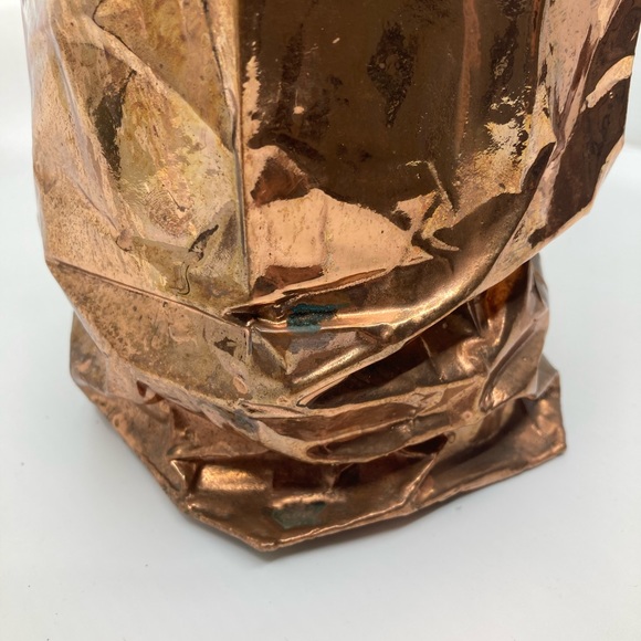 RARE California Bronze Paper Bag Sculpture - Picture 8 of 9